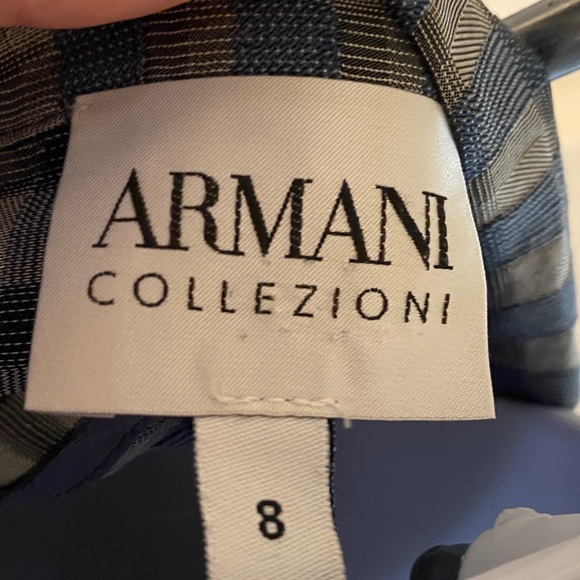 Armani Collezioni Plaid Belted Jacket - Picture 6 of 9